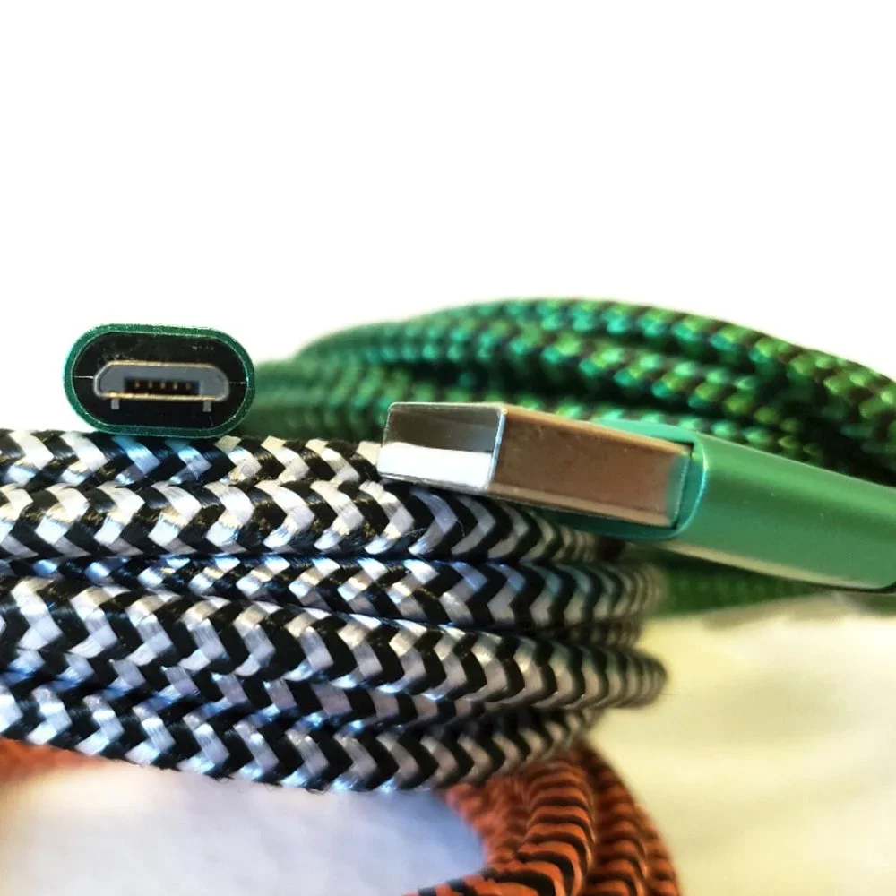 3 NWOT micro USB charging cables
